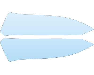 PAINT PROTECTION KIT - 2023 MERCEDES EQB CLASS 350 4MATIC HEADLIGHTS - PRECUT PPF CLEAR BRA WRAP