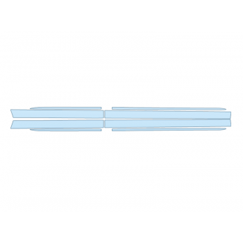 PAINT PROTECTION KIT - 2023 MERCEDES EQB CLASS 350 4MATIC ROCKERS - PRECUT PPF CLEAR BRA WRAP