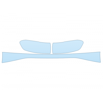 PAINT PROTECTION KIT - 2023 MERCEDES EQB CLASS 350 4MATIC TAIL LIGHTS - PRECUT PPF CLEAR BRA WRAP