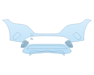 Precut PPF Kit – Clear Bra Paint Protection Film PAINT PROTECTION KIT - 2023 MERCEDES EQE-CLASS 350 SUV BUMPER - PRECUT PPF CLEAR BRA WRAP