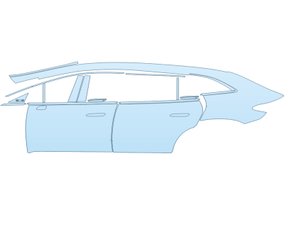 Precut PPF Kit – Clear Bra Paint Protection Film PAINT PROTECTION KIT - 2023 MERCEDES EQE-CLASS 350 SUV DRIVER SIDE - PRECUT PPF CLEAR BRA WRAP