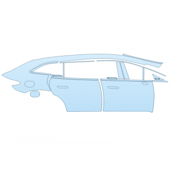 PAINT PROTECTION KIT - 2023 MERCEDES EQE-CLASS 350 SUV PASSENGER SIDE - PRECUT PPF CLEAR BRA WRAP