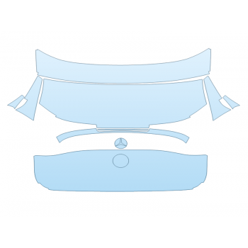 PAINT PROTECTION KIT - 2023 MERCEDES EQE-CLASS 350 SUV TRUNK NO BADGES - PRECUT PPF CLEAR BRA WRAP