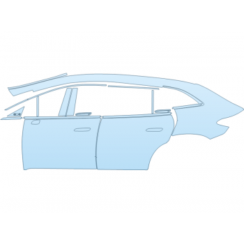 PAINT PROTECTION KIT - 2023 MERCEDES EQE-CLASS 350+ SUV DRIVER SIDE - PRECUT PPF CLEAR BRA WRAP