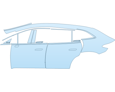PAINT PROTECTION KIT - 2023 MERCEDES EQE-CLASS 350+ SUV DRIVER SIDE - PRECUT PPF CLEAR BRA WRAP