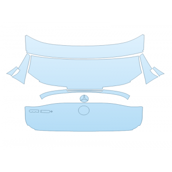 PAINT PROTECTION KIT - 2023 MERCEDES EQE-CLASS 350+ SUV TRUNK WITH 350+ BADGE - PRECUT PPF CLEAR BRA WRAP