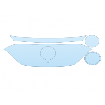 Precut PPF Kit – Clear Bra Paint Protection Film PAINT PROTECTION KIT - 2023 MERCEDES EQE-CLASS 350+ SUV GRILL - PRECUT PPF CLEAR BRA WRAP