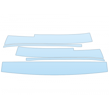 PAINT PROTECTION KIT - 2023 MERCEDES EQE-CLASS 350+ SUV ROOF PILLARS - PRECUT PPF CLEAR BRA WRAP