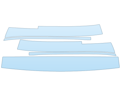 PAINT PROTECTION KIT - 2023 MERCEDES EQE-CLASS 350+ SUV ROOF PILLARS - PRECUT PPF CLEAR BRA WRAP