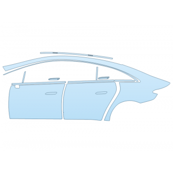 PAINT PROTECTION KIT - 2023 MERCEDES EQE-CLASS AMG SEDAN DRIVER SIDE - PRECUT PPF CLEAR BRA WRAP
