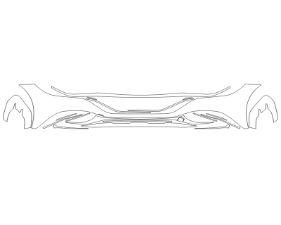 2023 MERCEDES EQE-CLASS AMG SUV BUMPER
