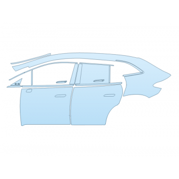 PAINT PROTECTION KIT - 2023 MERCEDES EQE-CLASS AMG SUV DRIVER SIDE - PRECUT PPF CLEAR BRA WRAP