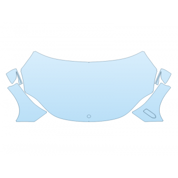 PAINT PROTECTION KIT - 2023 MERCEDES EQS-CLASS SUV 450+ FULL HOOD FENDERS MIRRORS(WRAPPED EDGES) - PRECUT PPF CLEAR BRA WRAP