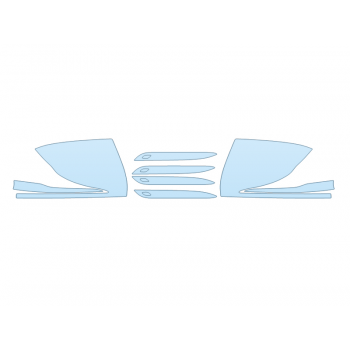 Precut PPF Kit – Clear Bra Paint Protection Film PAINT PROTECTION KIT - 2023 MERCEDES EQS-CLASS SUV 450+ MIRRORS DOOR CUPS - PRECUT PPF CLEAR BRA WRAP