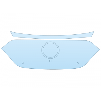 PAINT PROTECTION KIT - 2023 MERCEDES EQS-CLASS SUV 450+ GRILL - PRECUT PPF CLEAR BRA WRAP