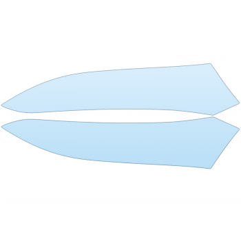 PAINT PROTECTION KIT - 2023 MERCEDES EQS-CLASS SUV 450+ HEADLIGHTS - PRECUT PPF CLEAR BRA WRAP