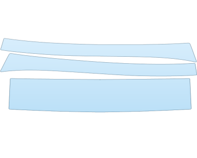 PAINT PROTECTION KIT - 2023 MERCEDES EQS-CLASS SUV 450+ ROOF PILLARS - PRECUT PPF CLEAR BRA WRAP