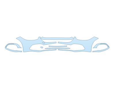 PAINT PROTECTION KIT - 2023 MERCEDES S-CLASS MAYBACH 680 BUMPER (MULTI PIECE) - PRECUT PPF CLEAR BRA WRAP