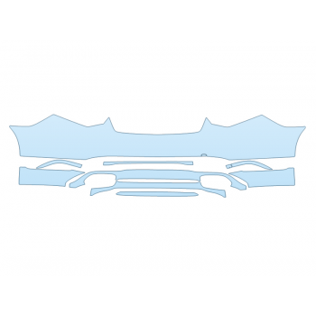 PAINT PROTECTION KIT - 2023 MERCEDES S-CLASS MAYBACH 680 REAR BUMPER - PRECUT PPF CLEAR BRA WRAP