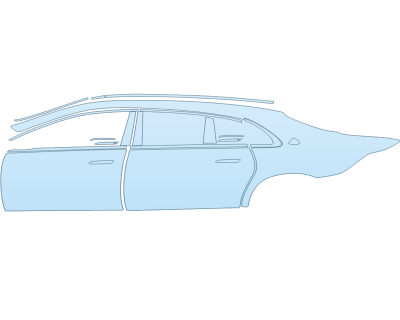 PAINT PROTECTION KIT - 2023 MERCEDES S-CLASS MAYBACH 680 DRIVER SIDE - PRECUT PPF CLEAR BRA WRAP