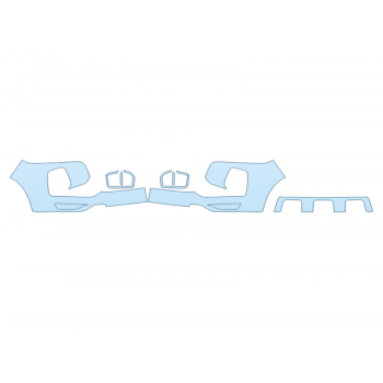 Precut PPF Kit – Clear Bra Paint Protection Film PAINT PROTECTION KIT - 2023 MITSUBISHI ASX EXCEED BUMPER (MULTI PIECE) - PRECUT PPF CLEAR BRA WRAP