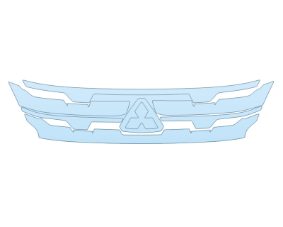 2023 MITSUBISHI ASX LS GRILL