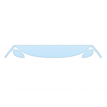 Precut PPF Kit – Clear Bra Paint Protection Film PAINT PROTECTION KIT - 2023 MITSUBISHI OUTLANDER PHEV GT HOOD FENDERS MIRRORS 12 INCH (WRAPPED EDGES) - PRECUT PPF CLEAR BRA WRAP