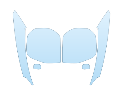 PAINT PROTECTION KIT - 2023 MITSUBISHI OUTLANDER PHEV LE HEADLIGHTS FOGLIGHTS - PRECUT PPF CLEAR BRA WRAP