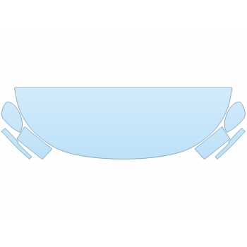 PAINT PROTECTION KIT - 2023 MITSUBISHI OUTLANDER PHEV SEL HOOD FENDERS MIRRORS 24 INCH (WRAPPED EDGES) - PRECUT PPF CLEAR BRA WRAP