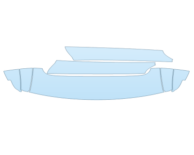 PAINT PROTECTION KIT - 2023 MITSUBISHI OUTLANDER PHEV SEL ROOF PILLARS - PRECUT PPF CLEAR BRA WRAP