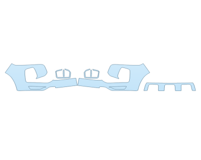 PAINT PROTECTION KIT - 2023 MITSUBISHI RVR LIMITED BUMPER (MULTI PIECE) - PRECUT PPF CLEAR BRA WRAP