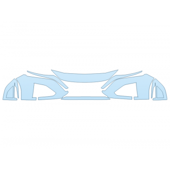 PAINT PROTECTION KIT - 2023 NISSAN ALTIMA SR VC-TURBO BUMPER - PRECUT PPF CLEAR BRA WRAP