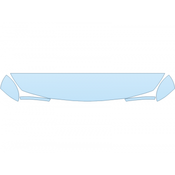 PAINT PROTECTION KIT - 2023 NISSAN ALTIMA SR VC-TURBO HOOD FENDERS MIRRORS 12 INCH (WRAPPED EDGES) - PRECUT PPF CLEAR BRA WRAP