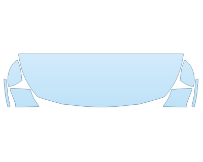 PAINT PROTECTION KIT - 2023 NISSAN ALTIMA SR VC-TURBO HOOD FENDERS MIRRORS 24 INCH (WRAPPED EDGES) - PRECUT PPF CLEAR BRA WRAP