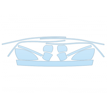 PAINT PROTECTION KIT - 2023 NISSAN ALTIMA SR VC-TURBO REAR BUMPER MIRRORS DOOR CUPS DOOR EDGES - PRECUT PPF CLEAR BRA WRAP