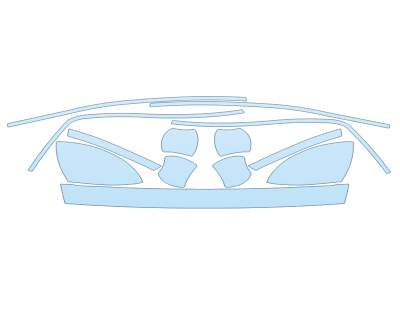 PAINT PROTECTION KIT - 2023 NISSAN ALTIMA SR VC-TURBO REAR BUMPER MIRRORS DOOR CUPS DOOR EDGES - PRECUT PPF CLEAR BRA WRAP