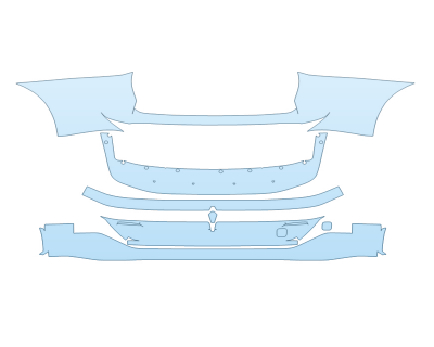 PAINT PROTECTION KIT - 2023 NISSAN ARIYA EMPOWER+ REAR BUMPER - PRECUT PPF CLEAR BRA WRAP