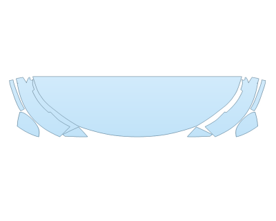 PAINT PROTECTION KIT - 2023 NISSAN ARIYA EMPOWER+ HOOD FENDERS MIRRORS 24 INCH (WRAPPED EDGES) - PRECUT PPF CLEAR BRA WRAP