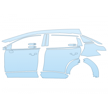 PAINT PROTECTION KIT - 2023 NISSAN ARIYA EMPOWER+ DRIVER SIDE - PRECUT PPF CLEAR BRA WRAP