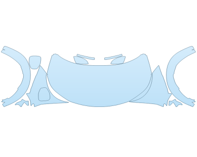 PAINT PROTECTION KIT - 2023 NISSAN ARIYA EMPOWER+ FULL HOOD FENDERS MIRRORS(WRAPPED EDGES) - PRECUT PPF CLEAR BRA WRAP