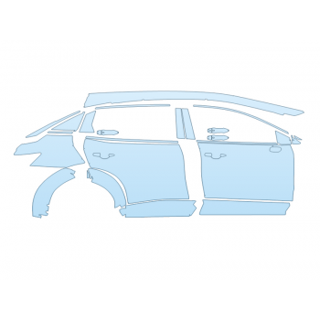 PAINT PROTECTION KIT - 2023 NISSAN ARIYA EMPOWER+ PASSENGER SIDE - PRECUT PPF CLEAR BRA WRAP