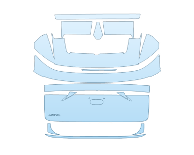 PAINT PROTECTION KIT - 2023 NISSAN ARIYA EMPOWER+ REAR HATCH - PRECUT PPF CLEAR BRA WRAP