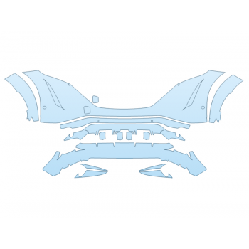 PAINT PROTECTION KIT - 2023 NISSAN ARIYA ENGAGE BUMPER WITH SENSORS - PRECUT PPF CLEAR BRA WRAP