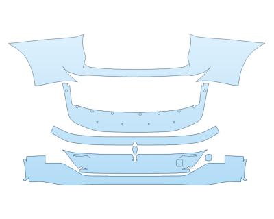PAINT PROTECTION KIT - 2023 NISSAN ARIYA ENGAGE REAR BUMPER - PRECUT PPF CLEAR BRA WRAP