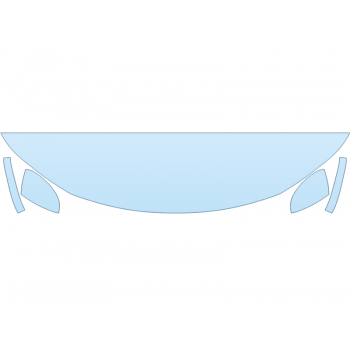 PAINT PROTECTION KIT - 2023 NISSAN ARIYA ENGAGE HOOD FENDERS MIRRORS 18 INCH (WRAPPED EDGES) - PRECUT PPF CLEAR BRA WRAP