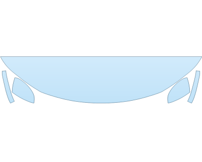 PAINT PROTECTION KIT - 2023 NISSAN ARIYA ENGAGE HOOD FENDERS MIRRORS 18 INCH (WRAPPED EDGES) - PRECUT PPF CLEAR BRA WRAP