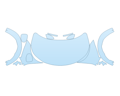 PAINT PROTECTION KIT - 2023 NISSAN ARIYA ENGAGE FULL HOOD FENDERS MIRRORS(WRAPPED EDGES) - PRECUT PPF CLEAR BRA WRAP