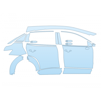 PAINT PROTECTION KIT - 2023 NISSAN ARIYA ENGAGE PASSENGER SIDE - PRECUT PPF CLEAR BRA WRAP