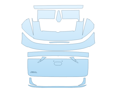 PAINT PROTECTION KIT - 2023 NISSAN ARIYA ENGAGE REAR HATCH - PRECUT PPF CLEAR BRA WRAP
