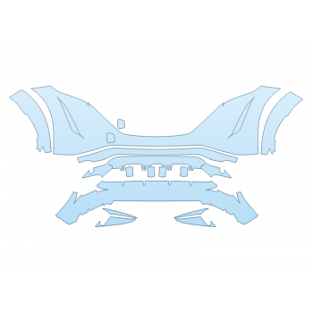 PAINT PROTECTION KIT - 2023 NISSAN ARIYA EVOLVE+ BUMPER - PRECUT PPF CLEAR BRA WRAP